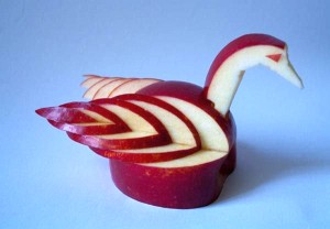 Jedlé dekorace a carving