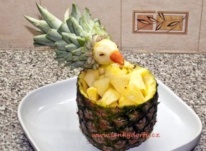 Jedlé dekorace a carving